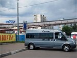 Бесплатный автобус Genser в пункт аренды автомобилей АрендаАвто-чхв на ул.Добролюбова