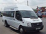 Бесплатный автобус Genser в пункт аренды автомобилей АрендаАвто-чхв на Новорязанском шоссе